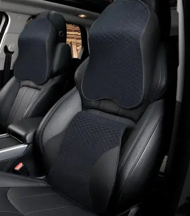 Set de Cojines para Cuello y Cintura de Espuma Viscoelástica para Coche