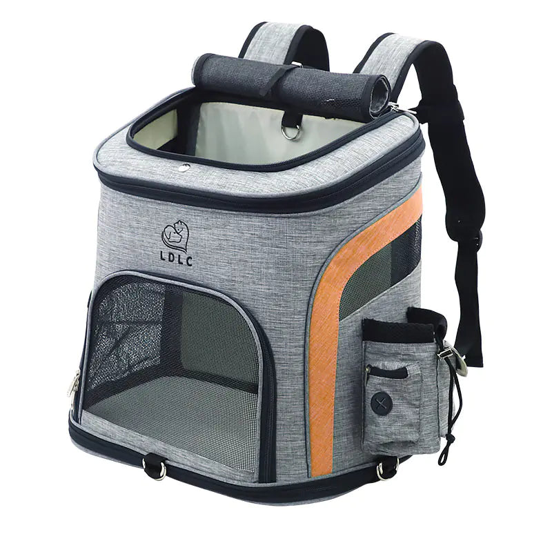 Mochila Transpirable para Gatos y Mascotas Pequeñas