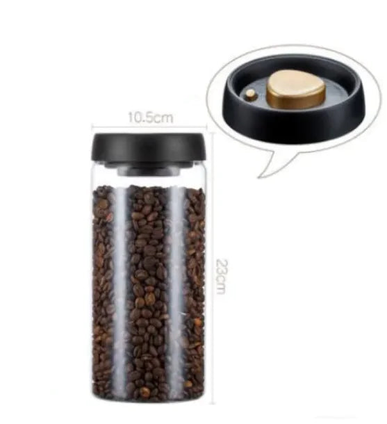 Set de Frascos de Vidrio con Sellado al Vacío