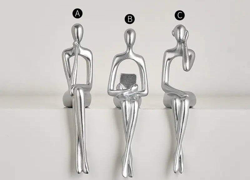 Figura Abstracta Diseño Wow House para Decoración del casa