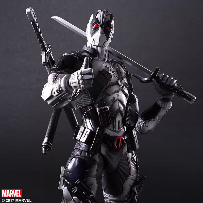 Deadpool Gris de Marvel Figura de Acción Articulada