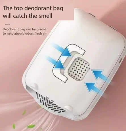 Arenero grande semi cerrado para gatos grandes