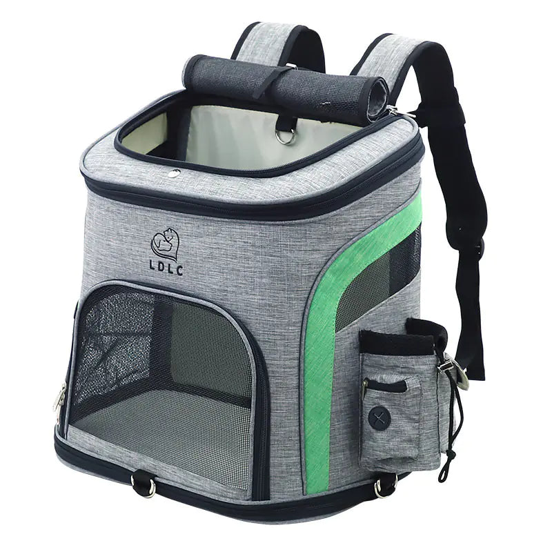 Mochila Transpirable para Gatos y Mascotas Pequeñas