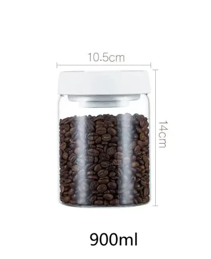 Set de Frascos de Vidrio con Sellado al Vacío