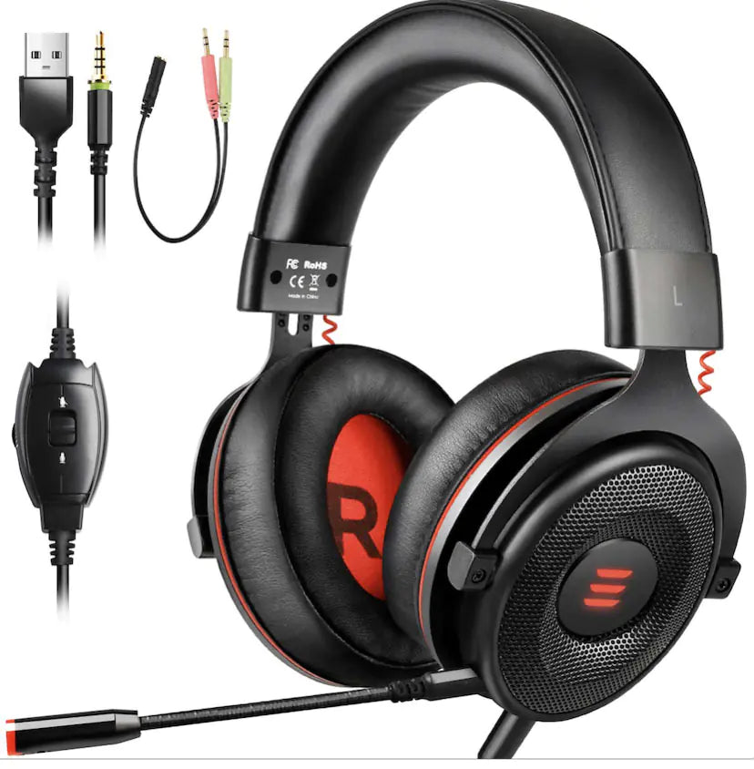 Auriculares para Juegos EKSA con Sonido Envolvente 7.1
