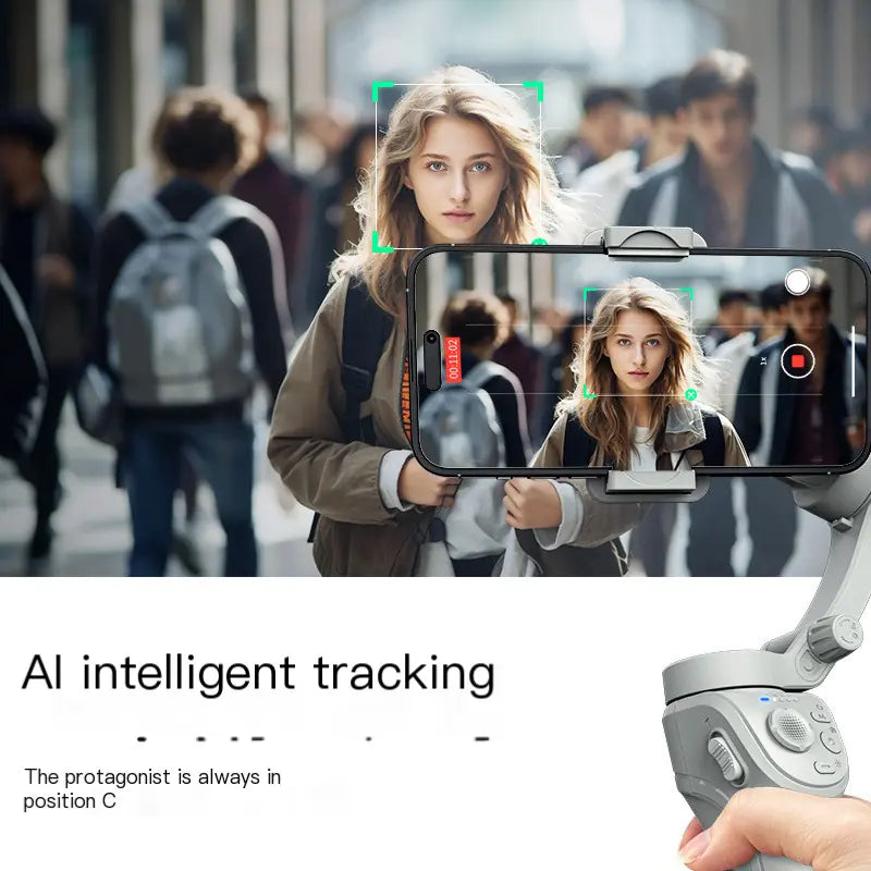 Estabilizador TOKQI M01 de 3 ejes para vlogs con smartphones