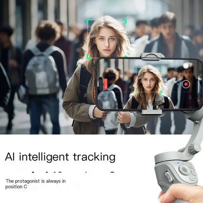 Estabilizador TOKQI M01 de 3 ejes para vlogs con smartphones