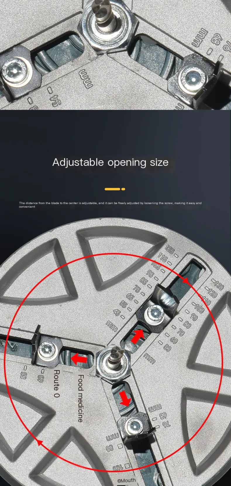 Sierra de Corona Ajustable para Esmeriladora