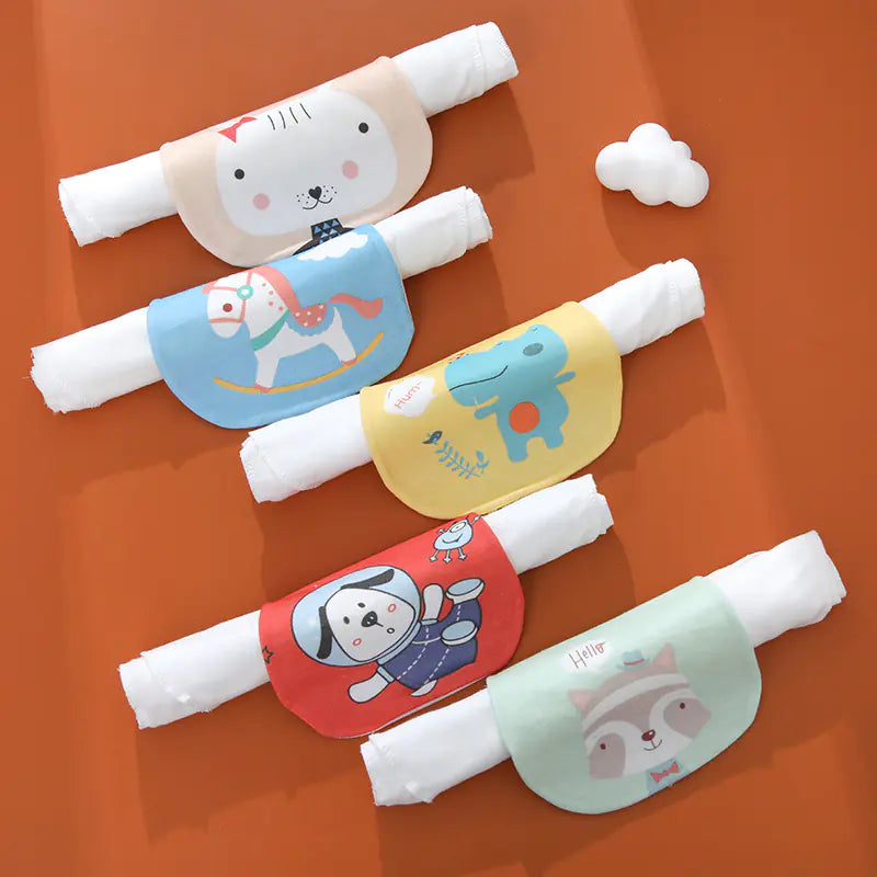 Toalla de Algodón Absorbente de Sudor para Infantes de Verano