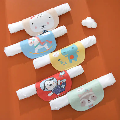 Toalla de Algodón Absorbente de Sudor para Infantes de Verano