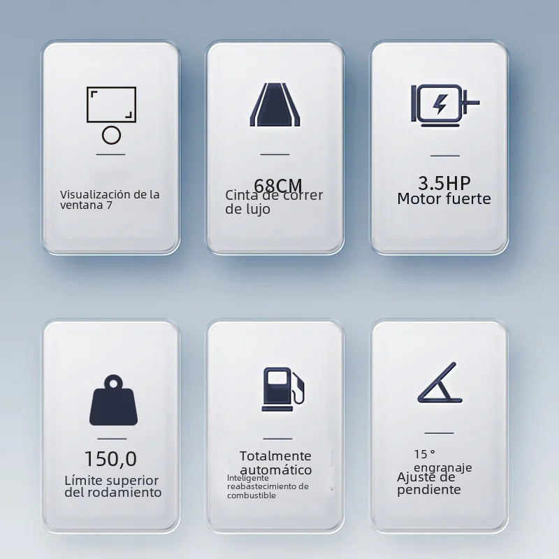 Caminadora Con velocidades Eléctrica Inclinable para Gimnasios