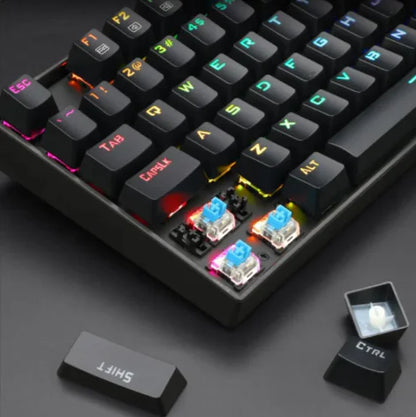 Teclado REDRAGON Mecánico para Gaming de 87 Teclas – Interruptor Verde