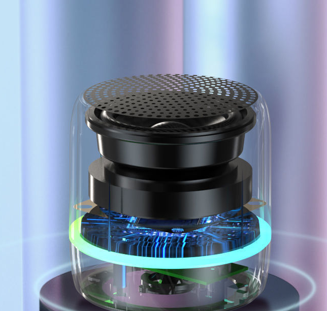 Altavoz Via Bluetooth Portátil con Voz IA y Luces