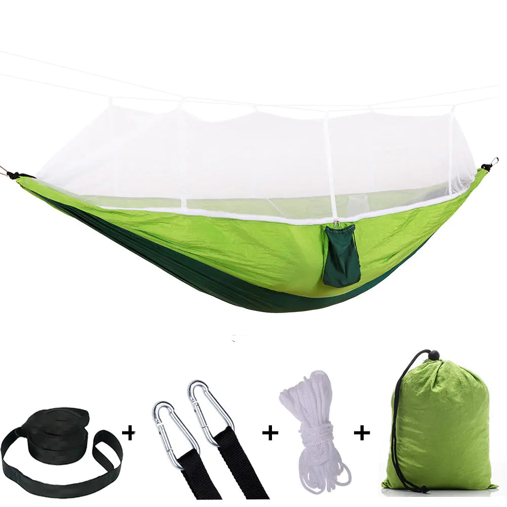 Hamaca con Mosquitero para Alpinismo - Nylon Ligero