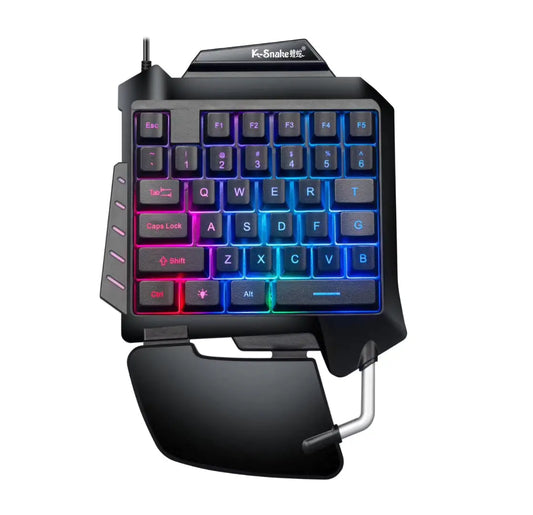 Mini Teclado Gamer Mecánico para PC GAMER - Viper G92 con Iluminación RGB