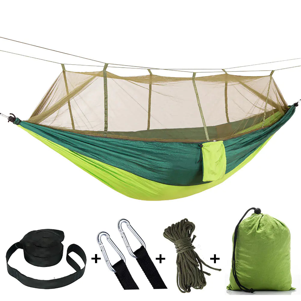 Hamaca con Mosquitero para Alpinismo - Nylon Ligero