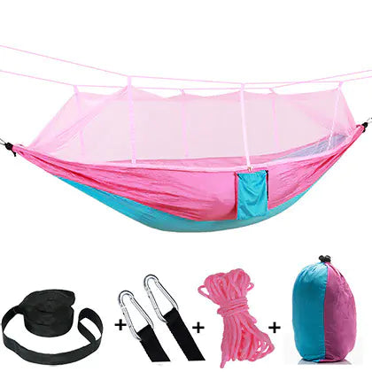 Hamaca con Mosquitero para Alpinismo - Nylon Ligero
