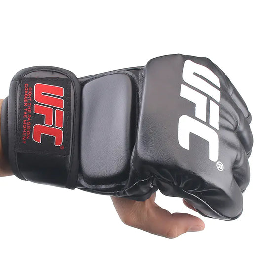Guantes de Boxeo KICK BOXING de Medio Dedo para Adultos (Par)