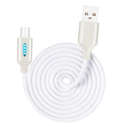 Cable de datos con  LED de aleación de zinc para carga rápida de Apple y Android