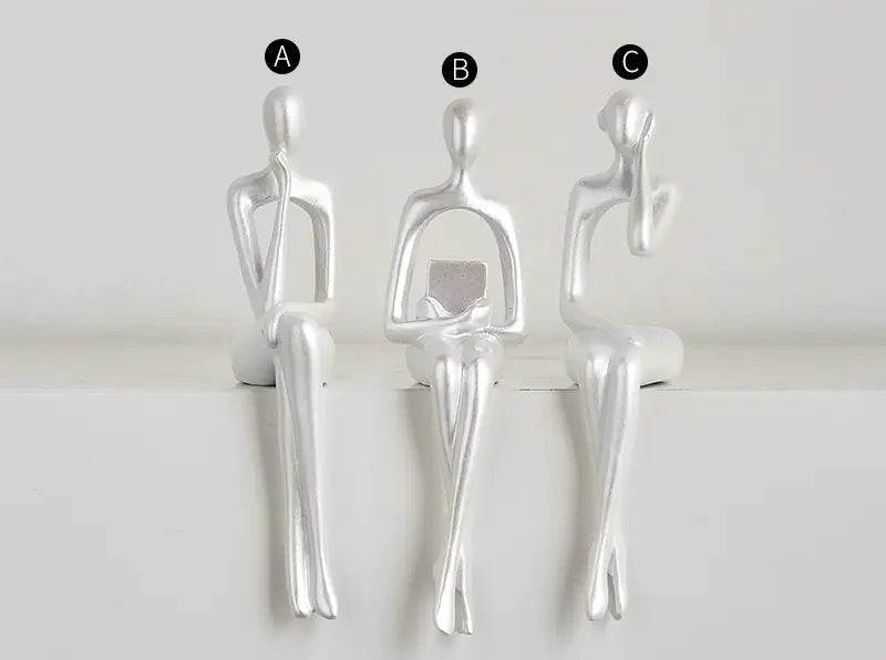 Figura Abstracta Diseño Wow House para Decoración del casa