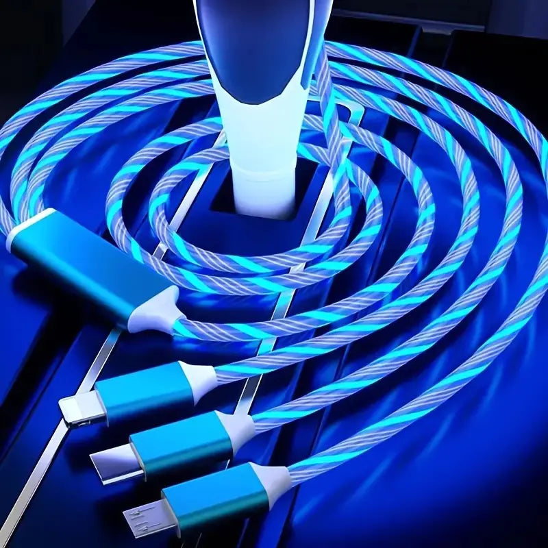 Cable de Carga USB Tipo-C con LED Luminoso