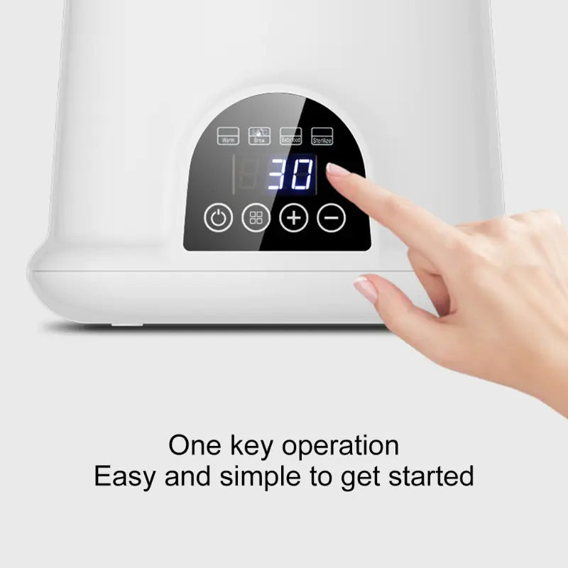 Calentador y esterilizador de biberones con termostato inteligente