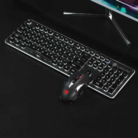Teclado de Juego Luminoso con Cable USB – Ideal para Uso en Casa y Oficina