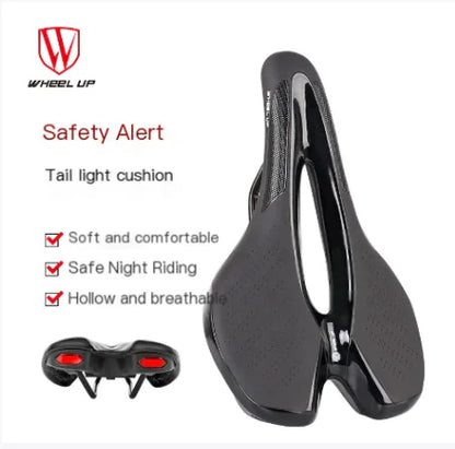 Asiento de Bicicleta semi profesional de Montaña o Ruta con Accesorios de Luz Trasera