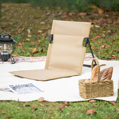 Taburete de Camping con Respaldo