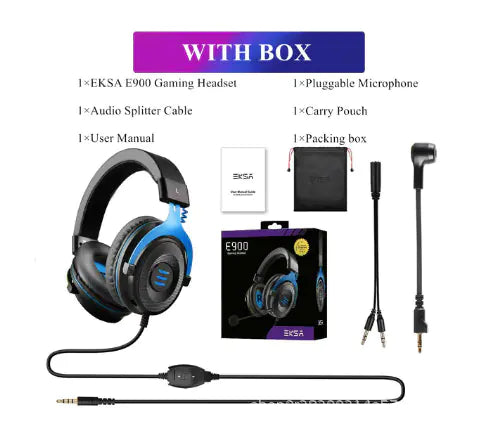 Auriculares para Juegos EKSA con Sonido Envolvente 7.1