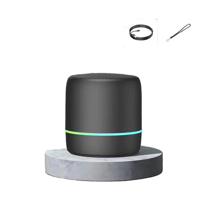 Altavoz Via Bluetooth Portátil con Voz IA y Luces