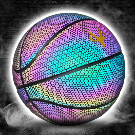 Balón de Basketball Reflectante y Fluorescente que Brilla en la Oscuridad