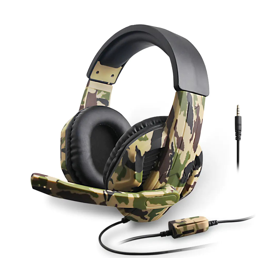 Auriculares para PS4 y PC con Cable y Micrófono