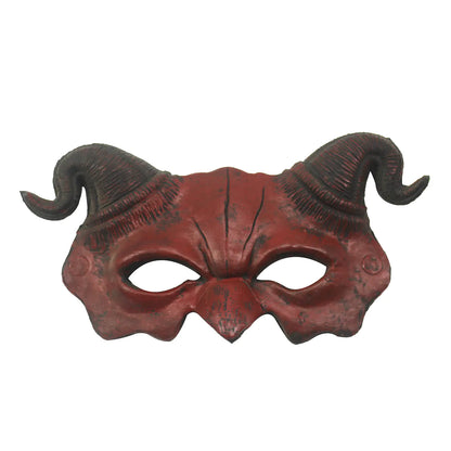 Mascara Demonio con cuernos para Halloween