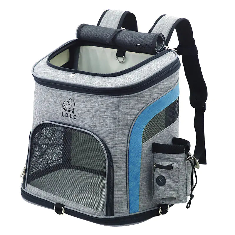 Mochila Transpirable para Gatos y Mascotas Pequeñas