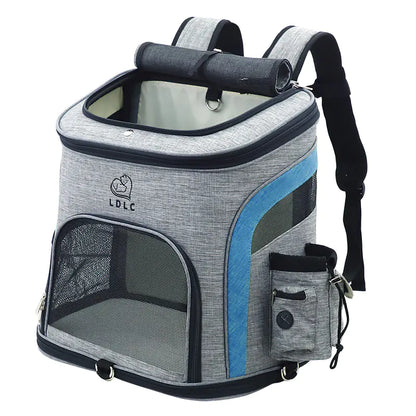 Mochila Transpirable para Gatos y Mascotas Pequeñas