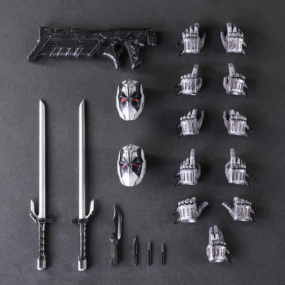 Deadpool Gris de Marvel Figura de Acción Articulada