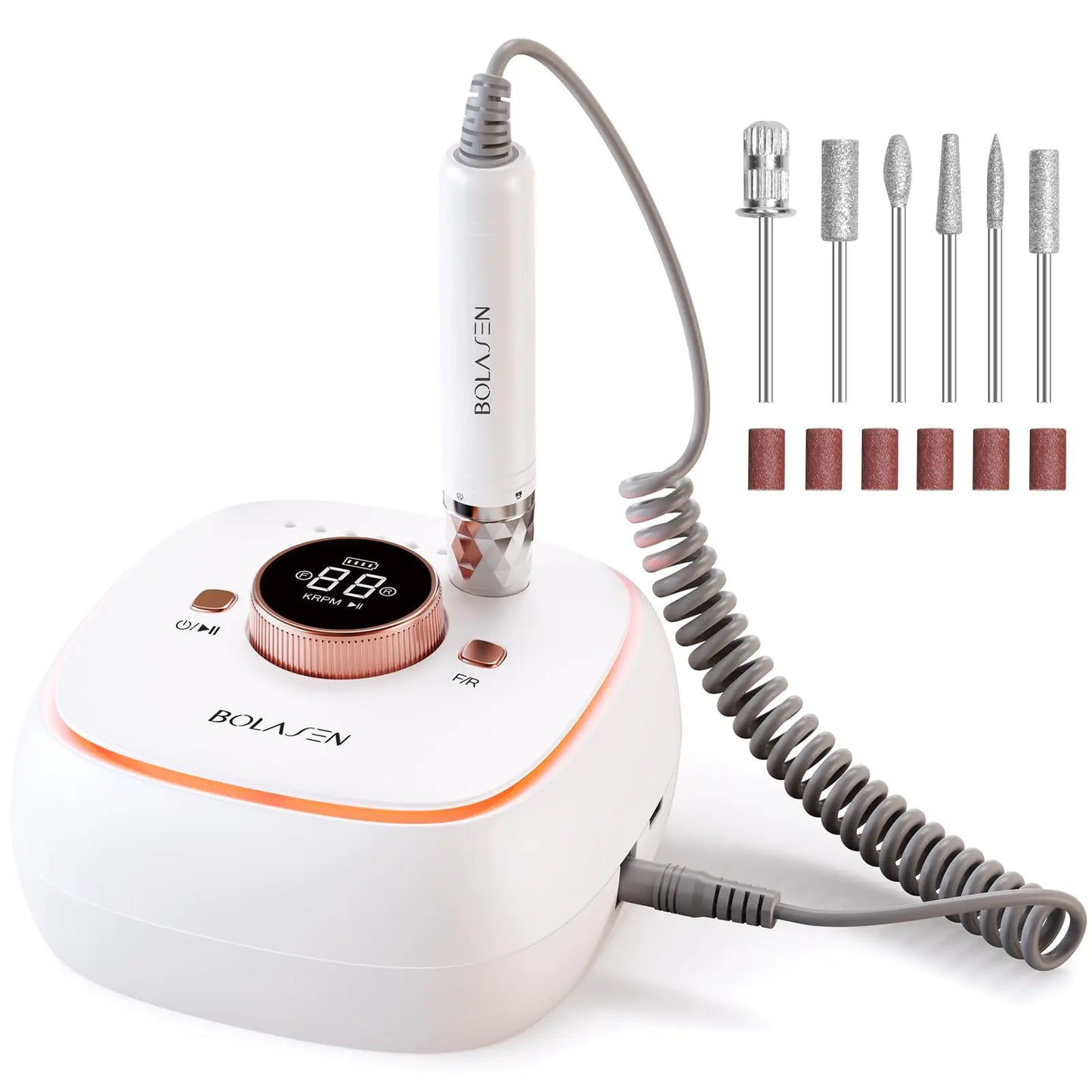 Taladro de Uñas Profesional BOLASEN 40000RPM