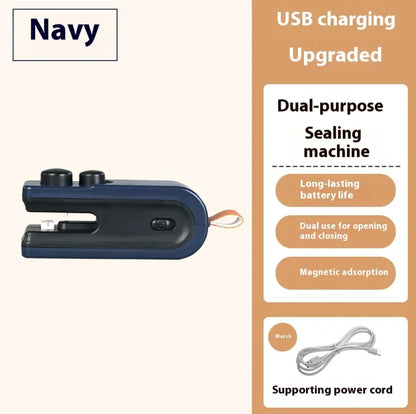 Mini máquina selladora de snacks