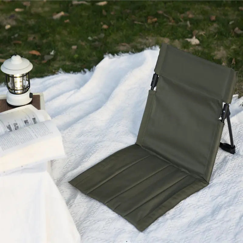 Taburete de Camping con Respaldo
