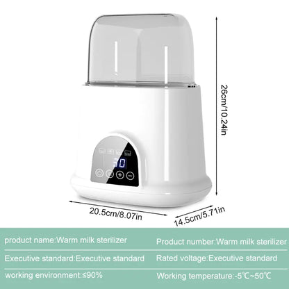 Calentador y esterilizador de biberones con termostato inteligente