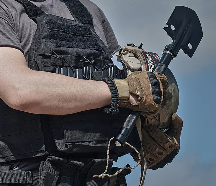 Pala Estilo Militar Multifuncional Plegable para campamento