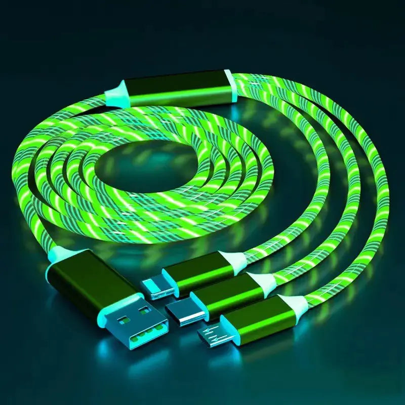 Cable de Carga USB Tipo-C con LED Luminoso
