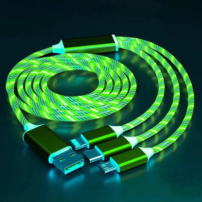Cable de Carga USB Tipo-C con LED Luminoso
