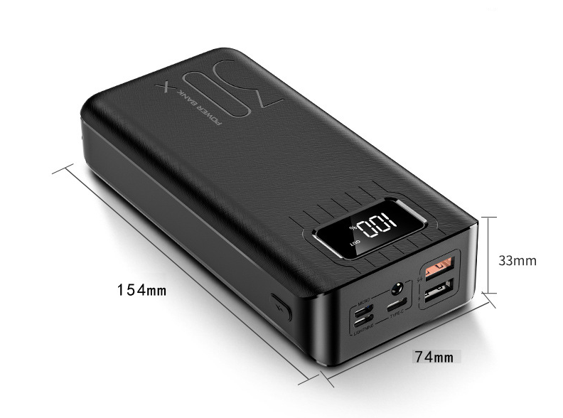 Power Bank de 30000mAh para Dispositivos Móviles