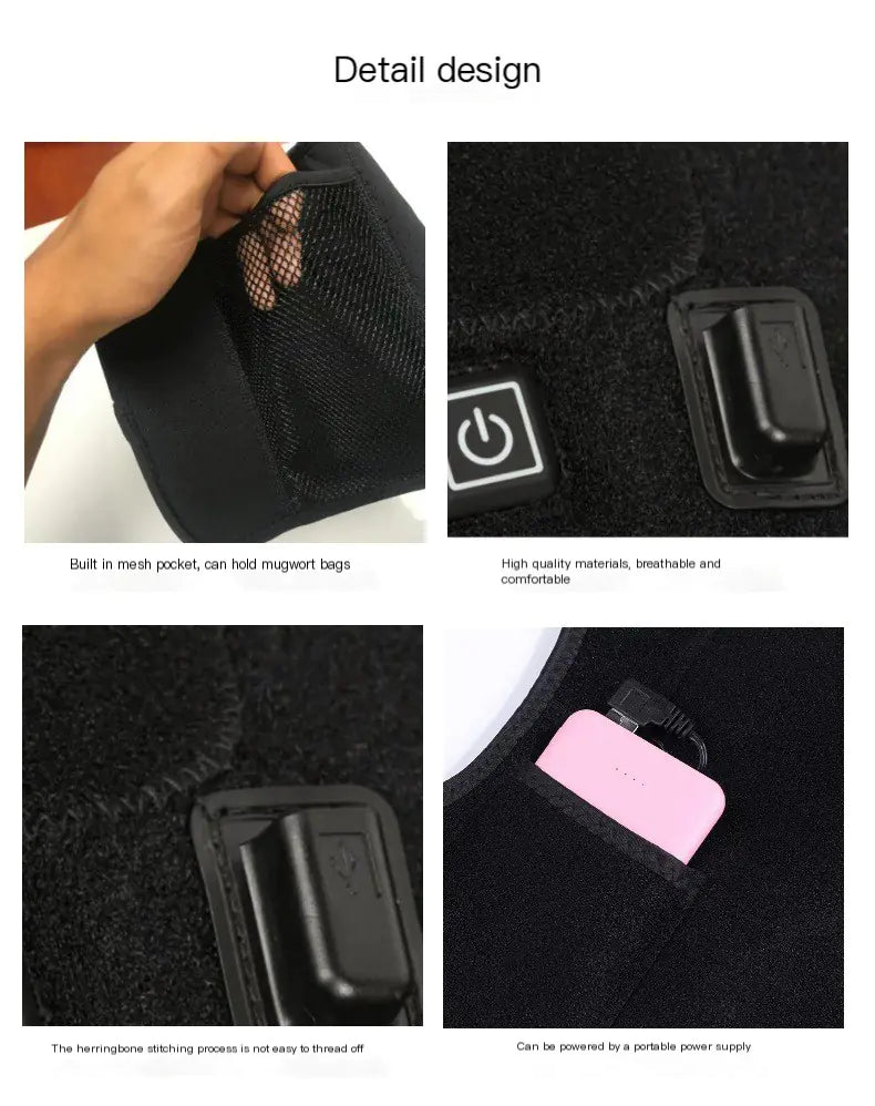 Rodillera Con calefacción \ inteligente USB