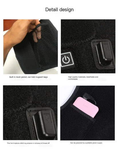 Rodillera Con calefacción \ inteligente USB