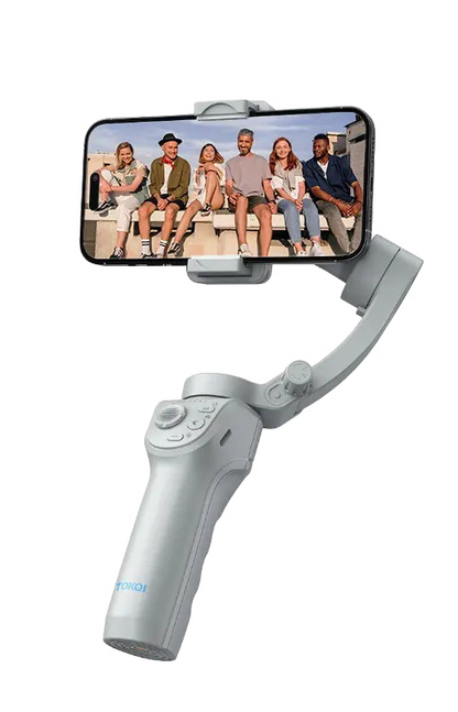 Estabilizador TOKQI M01 de 3 ejes para vlogs con smartphones
