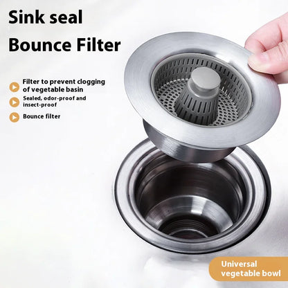 Coladera para lavaplatos de Cocina Bounce Core