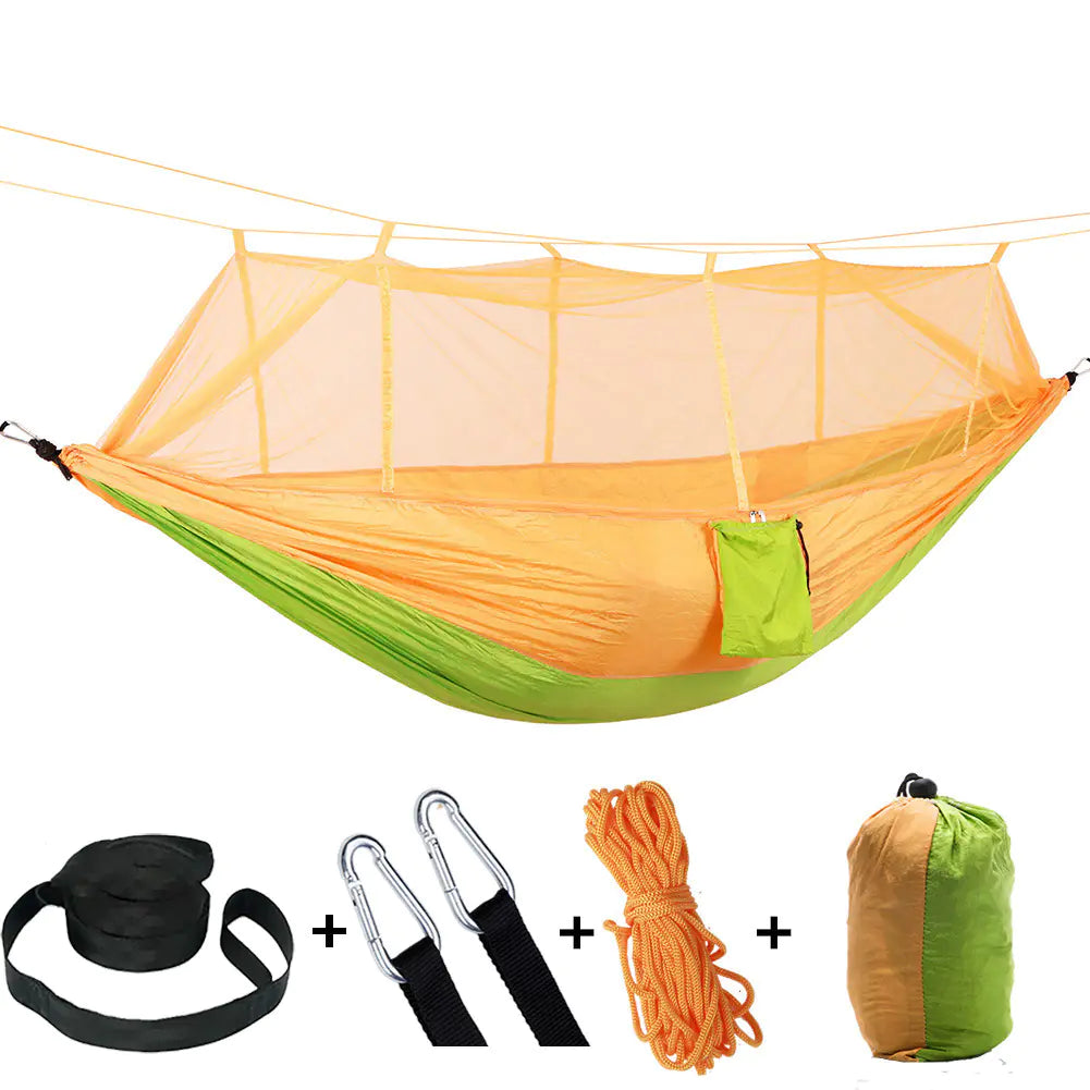 Hamaca con Mosquitero para Alpinismo - Nylon Ligero